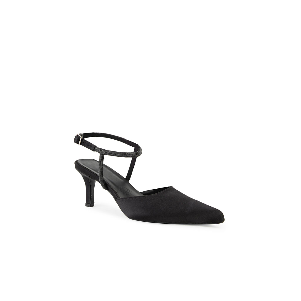ZAPATILLA LADY SHANTUNG NEGRO