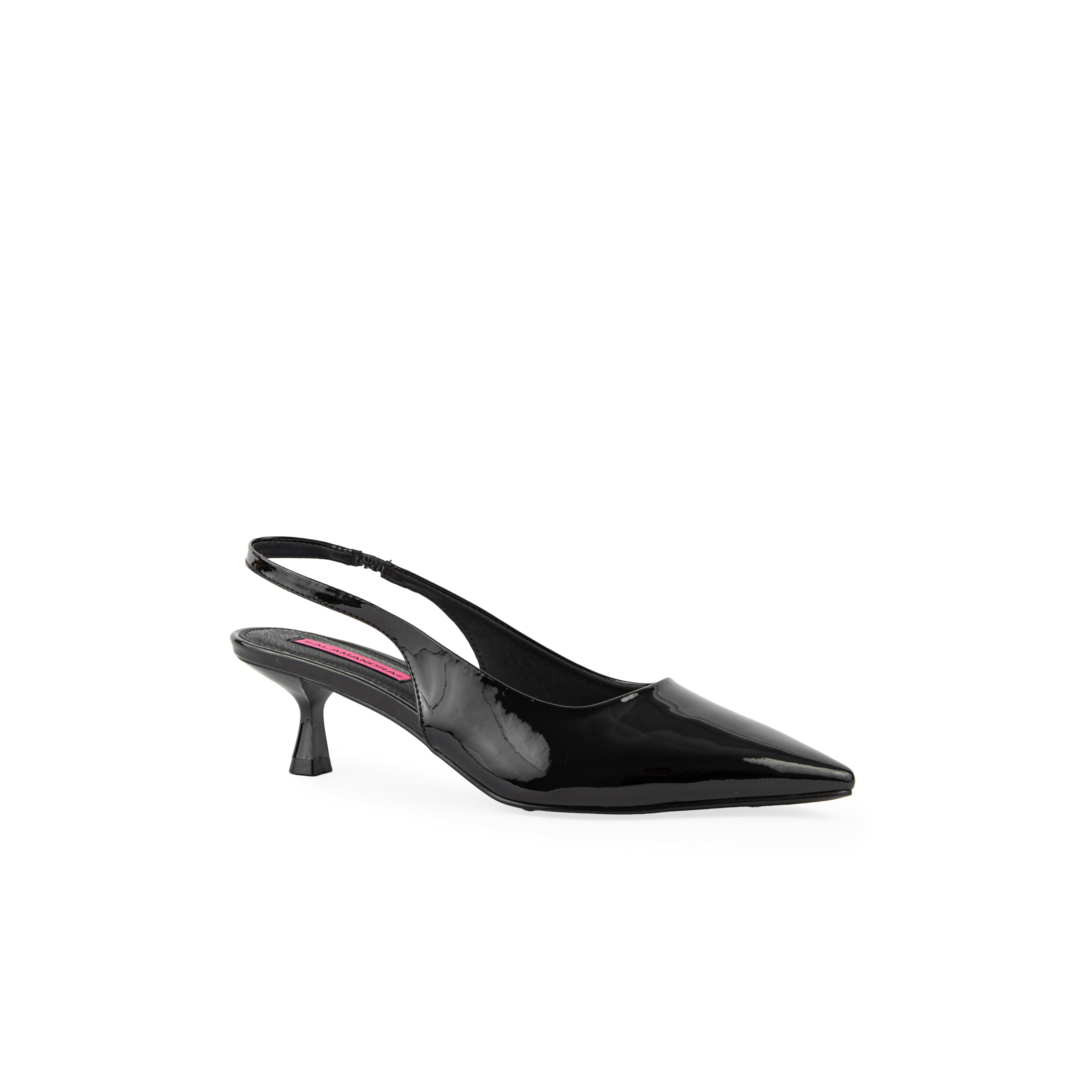 ZAPATILLA ALEXANDRA CHAROL NEGRO