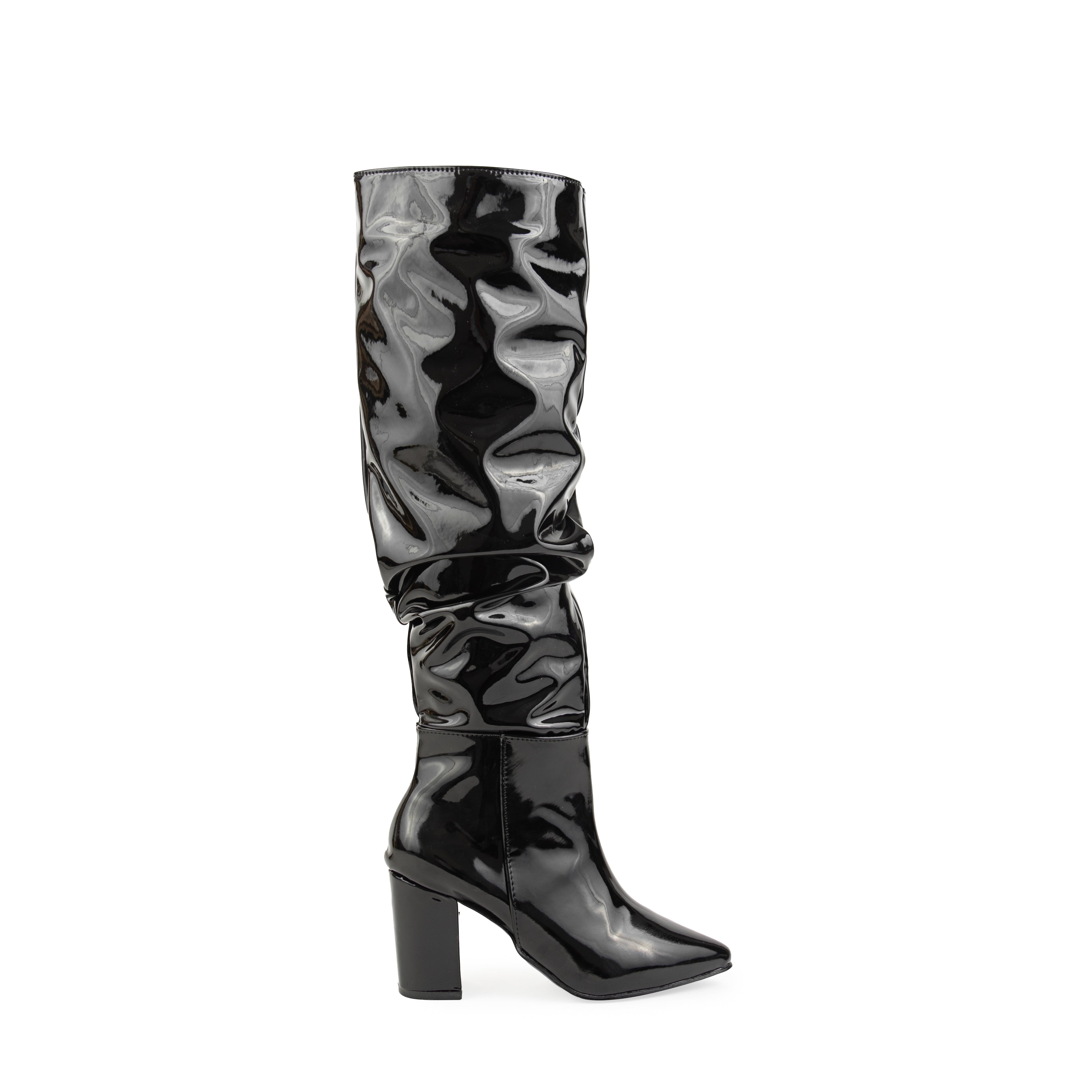 BOTA LÍA CHAROL NEGRO