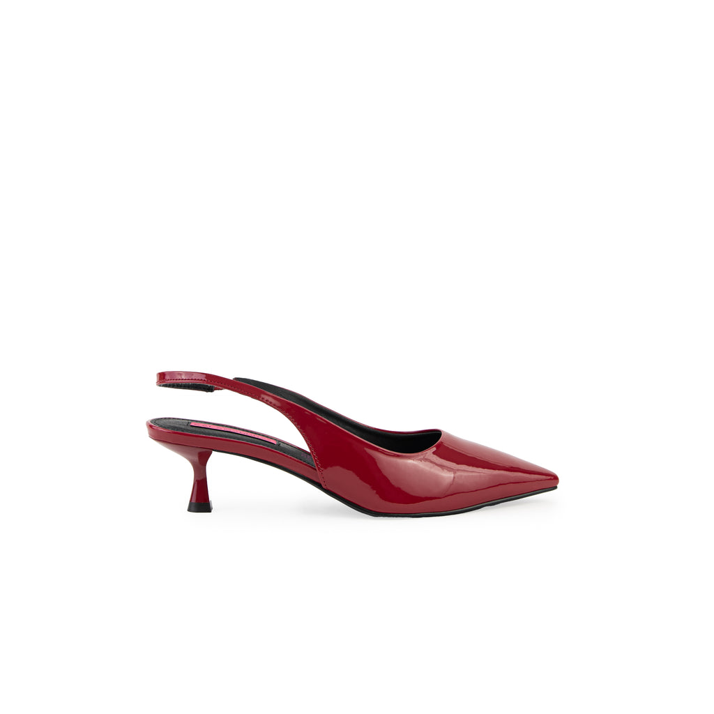 ZAPATILLA ALEXANDRA CHAROL ROJO